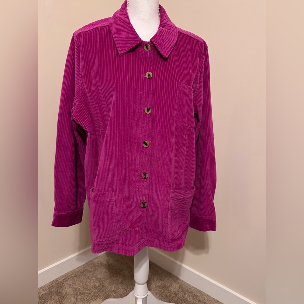Appleseeds Women's Pink Corduroy Jacket